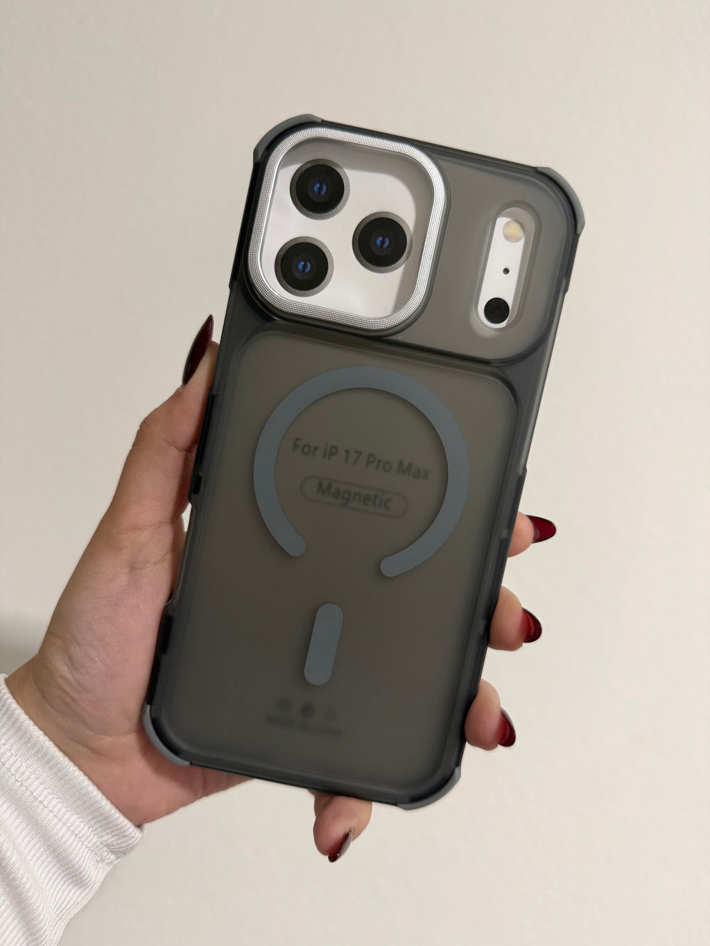 Case Cristalino de Lujo con Imán para iPhone 17 Pro Max