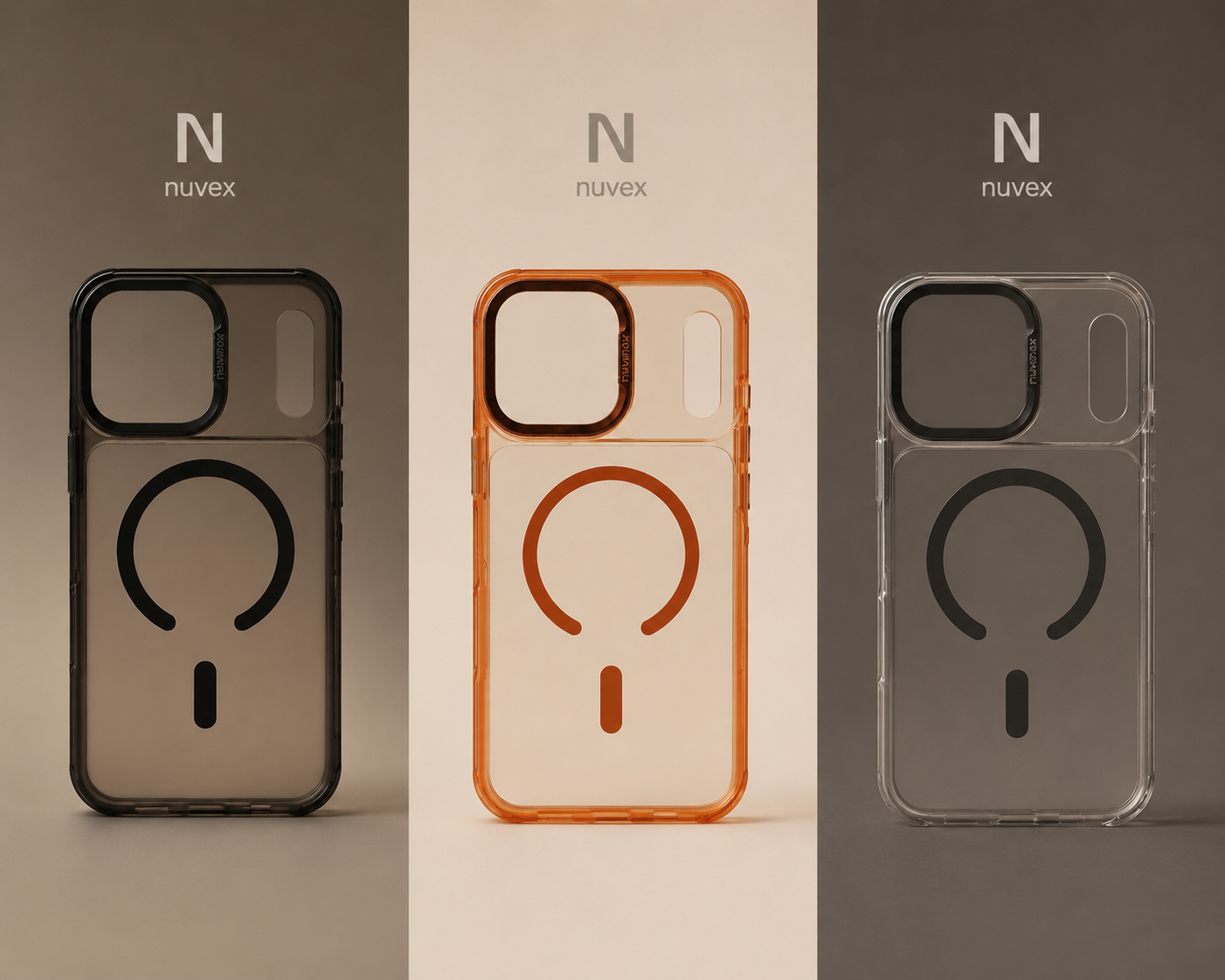 Case Cristalino de Lujo con Imán para iPhone 17 Pro Max
